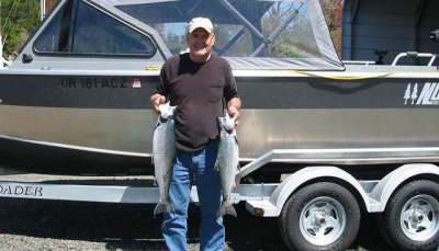Darrel, Salmon And The New Boat