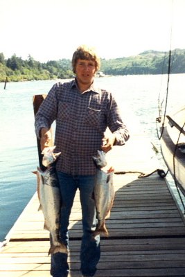 Dave Holding Two Nice Silvers