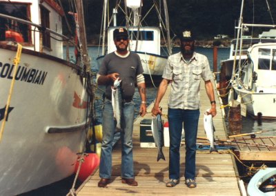 Buddy And Bill With Their Ocean Caught Silvers