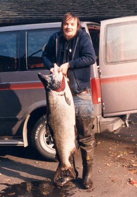 Roscoe Scores With A Huge 58lb Chinook Salmon