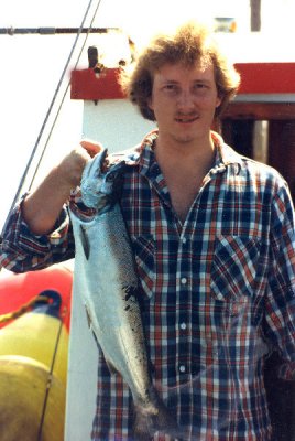Tony And A Coho Salmon