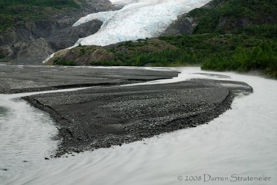 Resurrection River and Exit Glacier