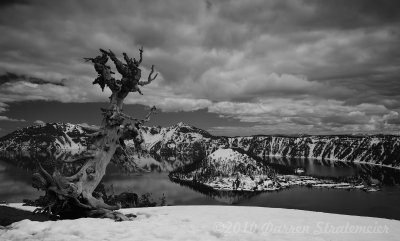 Snagglepuss Overlooking Crater Lake