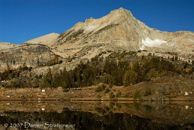 Greenstone Lake Reflection, 20 Lakes Basin