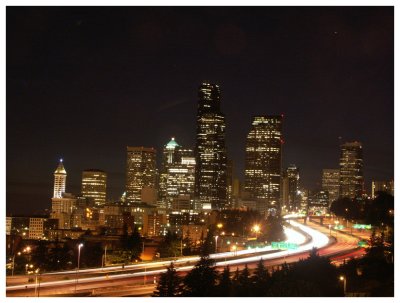 Downtown Seattle from Beacon Hill at Night (III)