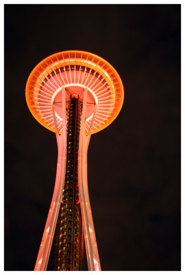 Space Needle Celebrates Wear Red Day