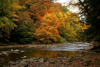 Chagrin River Ohio Fall