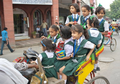 Delhi, schoolkids
