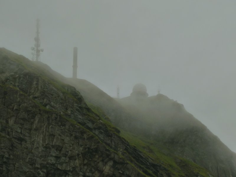 The NATO radar station atop Haen on Vaeroy