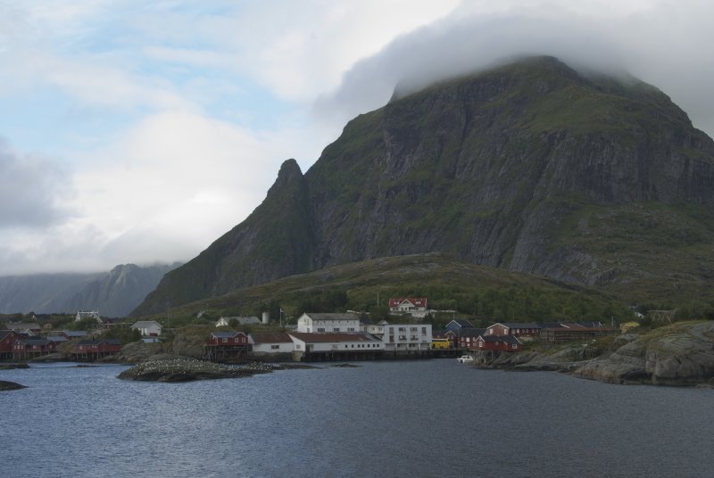Village of A below Litlandstabben