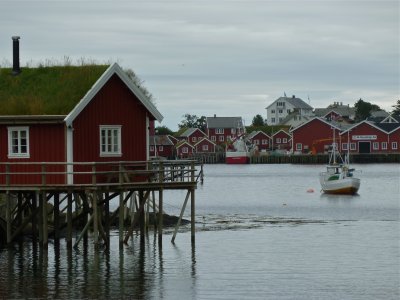 Village of Olenilsoya near Reine