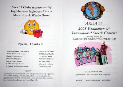 2008 Area 35 International and Evaluation Contest