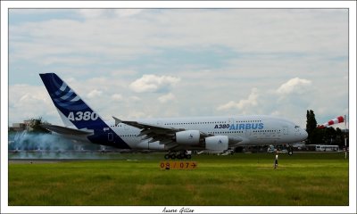 A380  l'aterrissage