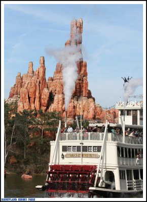 Vue du Mark Twain avec la mine