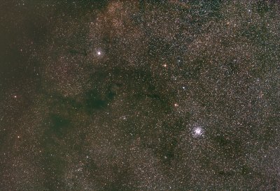 M 11 et le nuage d'étoiles de l'Ecu de Sobieski