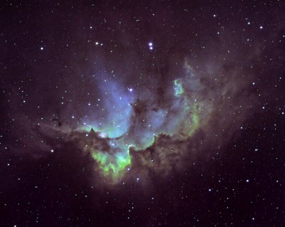 NGC 7380, le Sorcier