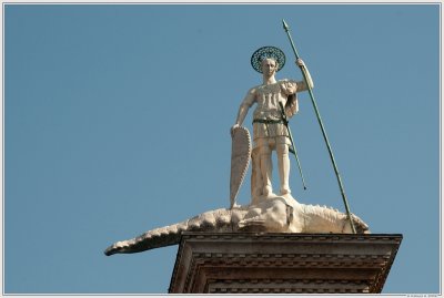 La Piazzetta: Statue of Saint Teodoro of Amasea