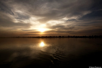 Mopti: tramonto sul Niger