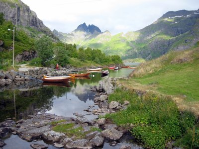 Boats in  Lofoten