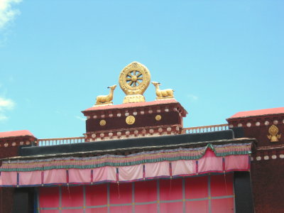 Wheel of Law at Jokhang Temple