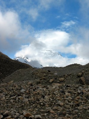 Mount Everest from Climbers Base Camp