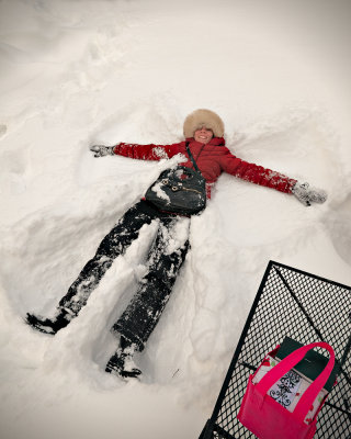 Real Snow Angel