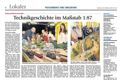 newspaper coverage in the Weilheimer Tagblatt