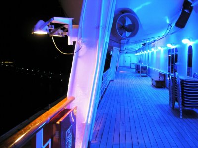 nighttime aboard