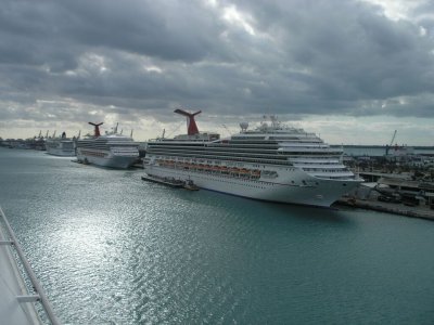 the cruise dock