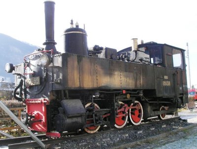 retired BB 298.55 0-6-2T narrow gauge steamer