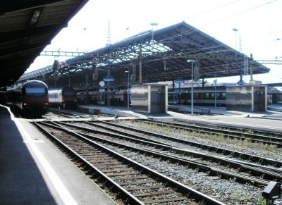train shed at Lausanne