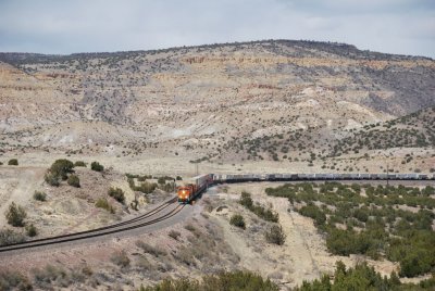 westbound stack train