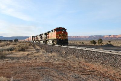 eastbound stack in the land of red rocks