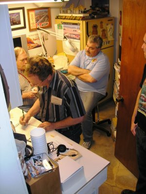 signing the guest book