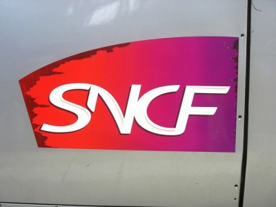 battered SNCF logo