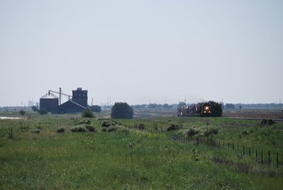 WB work train  in the Llano Estacado