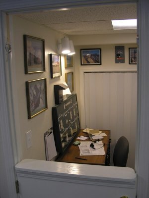 replica of operator's office