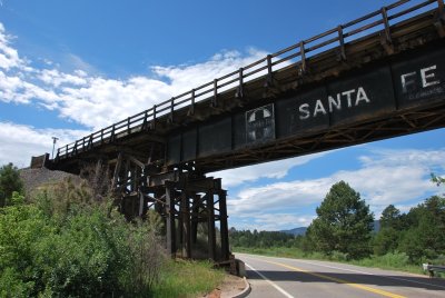 famous Santa Fe bridge