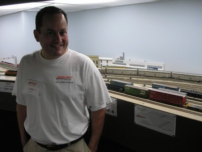 John Parker, owner of the BNSF Fall River Sub layout