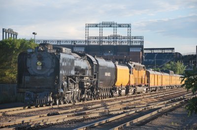 business train going back to Cheyenne, WY