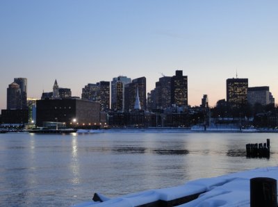 skyline and snow