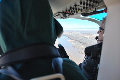 high above the Rio Grande