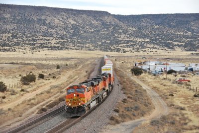 WB from Route 66 overpass