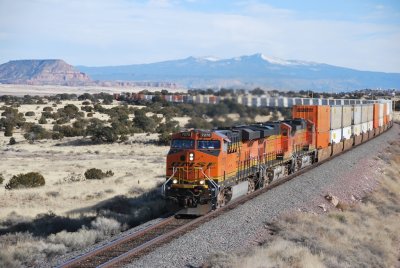 Mount Taylor and orange