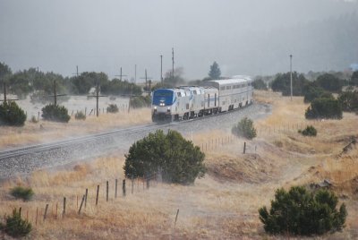 Amtrak's Southwest Chief #4 just south of Las Vegas