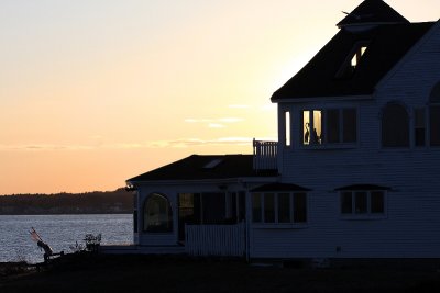 House adjacent to lighthouse