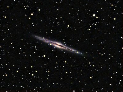 NGC 891  Edge on Spiral Galaxy