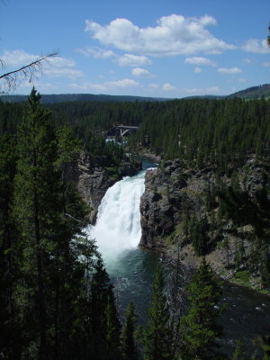 Yellowstone NP Roosevelt Tower falls WY