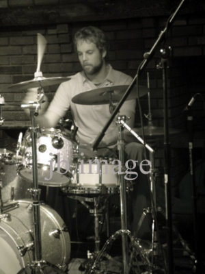 adam on drums