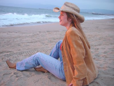 country deb on beach